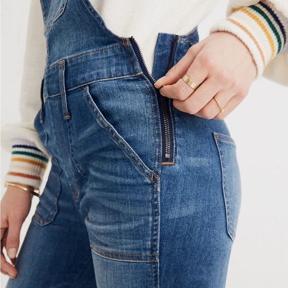 Madewell Skinny Overalls in Jansing Wash, size S Small - Picture 2 of 6